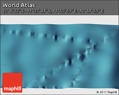 Satellite 3D Map of the Area around 11° 51' 9" S, 72° 19' 29" E