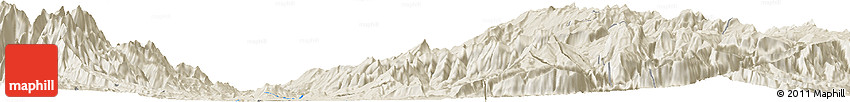 Shaded Relief Horizon Map of the Area around 11° 51' 9" S, 73° 52' 30" W Shaded Relief Horizon Map of the Area around 11° 51' 9" S, 73° 52' 30" W