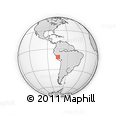 Outline Map of the Area around 11° 51' 9" S, 74° 43' 29" W, rectangular outline