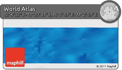 Physical Panoramic Map of the Area around 11° 51' 9" S, 76° 34' 29" E