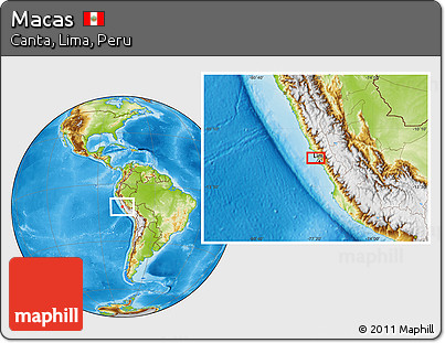 Physical Location Map of Macas