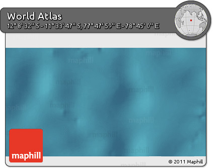 Satellite 3D Map of the Area around 11° 51' 9" S, 78° 16' 30" E