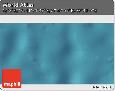 Satellite 3D Map of the Area around 11° 51' 9" S, 78° 16' 30" E