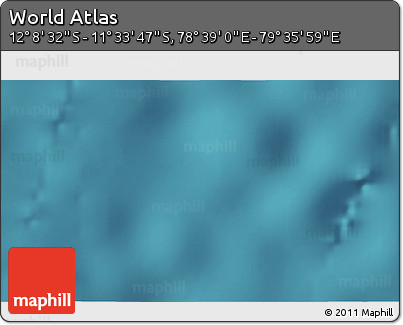Satellite 3D Map of the Area around 11° 51' 9" S, 79° 7' 30" E