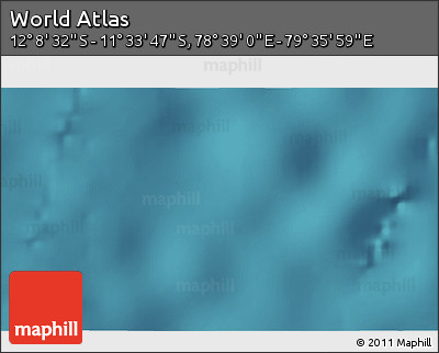Satellite 3D Map of the Area around 11° 51' 9" S, 79° 7' 30" E