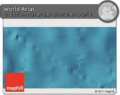 Satellite 3D Map of the Area around 11° 51' 9" S, 80° 49' 29" E