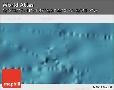 Satellite 3D Map of the Area around 11° 51' 9" S, 83° 13' 29" W