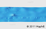 Shaded Relief Panoramic Map of the area around 11° 51' 9" S, 91° 43' 29" W