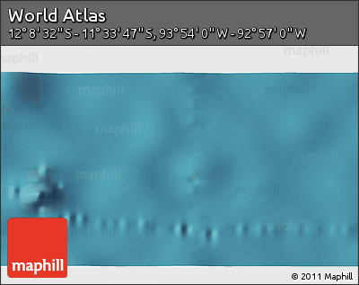 Satellite 3D Map of the Area around 11° 51' 9" S, 93° 25' 30" W
