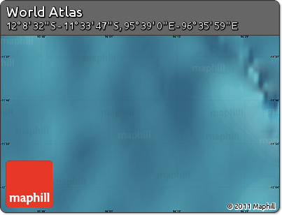Satellite Map of the Area around 11° 51' 9" S, 96° 7' 30" E