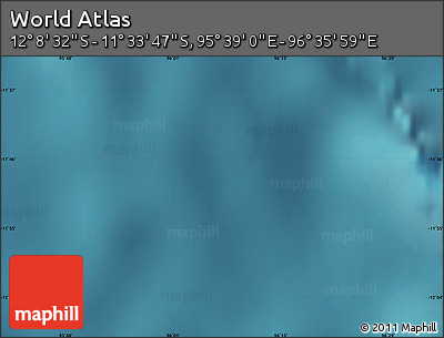 Satellite Map of the Area around 11° 51' 9" S, 96° 7' 30" E