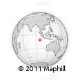 Outline Map of the Area around 11° 51' 9" S, 98° 40' 30" E, rectangular outline