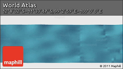Satellite Panoramic Map of the Area around 11° 51' 9" S, 99° 31' 30" E