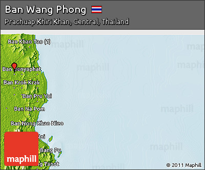 Physical 3D Map of Ban Wang Phong
