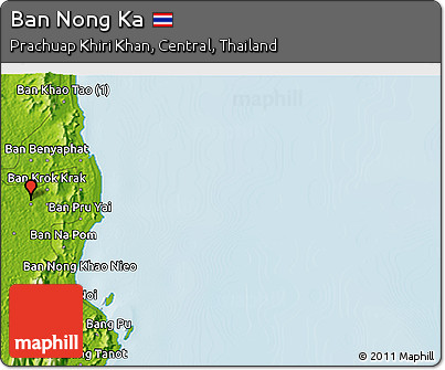 Physical 3D Map of Ban Nong Ka