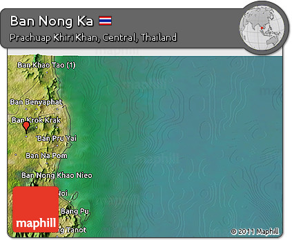 Satellite 3D Map of Ban Nong Ka