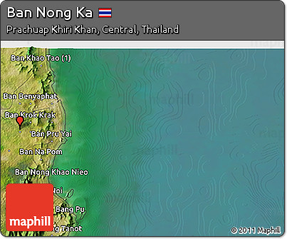 Satellite 3D Map of Ban Nong Ka