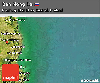 Satellite 3D Map of Ban Nong Ka