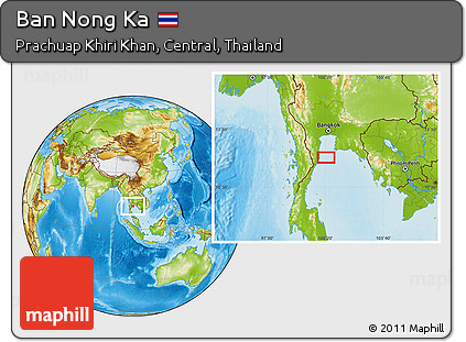 Physical Location Map of Ban Nong Ka