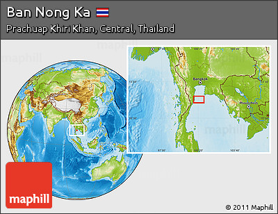 Physical Location Map of Ban Nong Ka