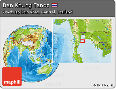 Physical Location Map of Ban Khung Tanot