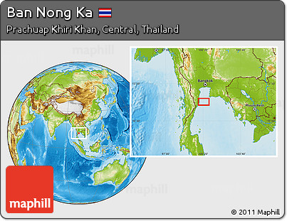 Physical Location Map of Ban Nong Ka