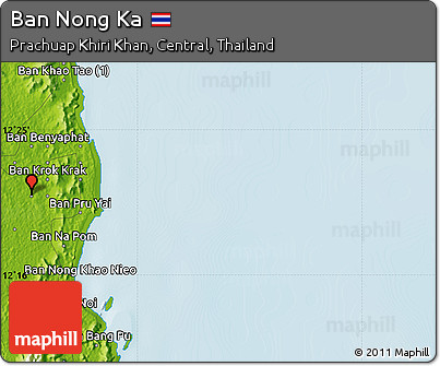 Physical Map of Ban Nong Ka