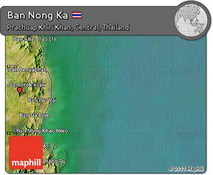 Satellite Map of Ban Nong Ka