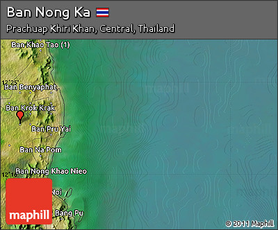 Satellite Map of Ban Nong Ka