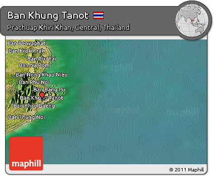 Satellite Panoramic Map of Ban Khung Tanot