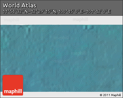 Satellite 3D Map of the Area around 12° 11' 54" N, 101° 13' 29" E