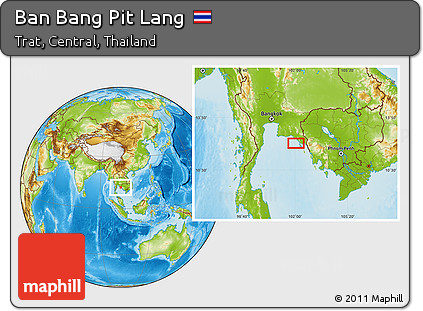 Physical Location Map of Ban Bang Pit Lang