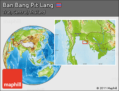Physical Location Map of Ban Bang Pit Lang
