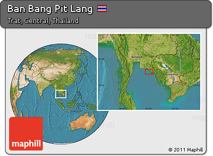 Satellite Location Map of Ban Bang Pit Lang
