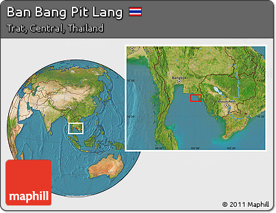 Satellite Location Map of Ban Bang Pit Lang