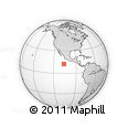 Outline Map of the Area around 12° 11' 54" N, 106° 10' 30" W, rectangular outline