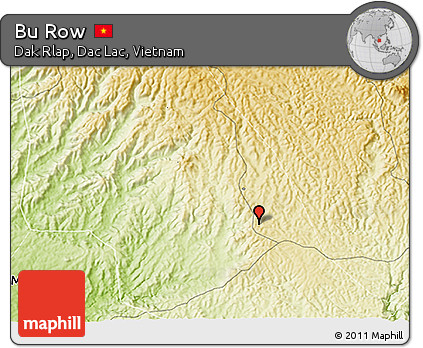 Physical 3D Map of Bu Row