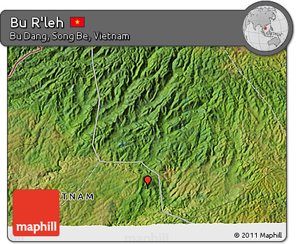 Satellite 3D Map of Bu R'leh
