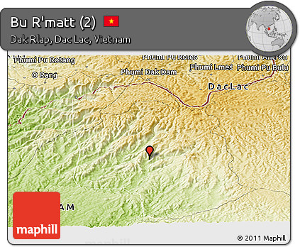 Physical Panoramic Map of Bu R'matt (2)