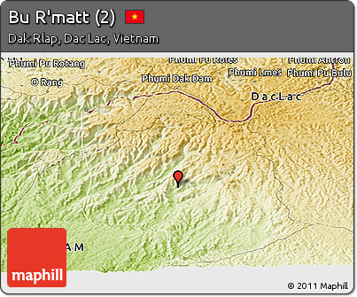 Physical Panoramic Map of Bu R'matt (2)