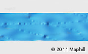 Physical Panoramic Map of the area around 12° 11' 54" N, 107° 52' 30" W