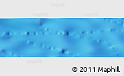 Shaded Relief Panoramic Map of the area around 12° 11' 54" N, 107° 52' 30" W