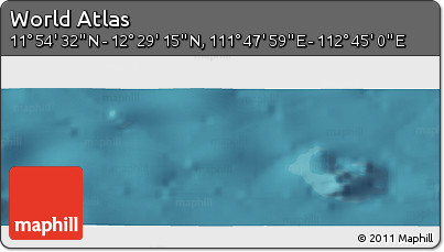 Satellite Panoramic Map of the Area around 12° 11' 54" N, 112° 16' 30" E