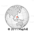 Outline Map of the Area around 12° 11' 54" N, 117° 22' 30" E, rectangular outline