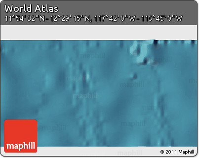 Satellite 3D Map of the Area around 12° 11' 54" N, 117° 13' 29" W
