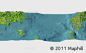 Satellite Panoramic Map of Pacul