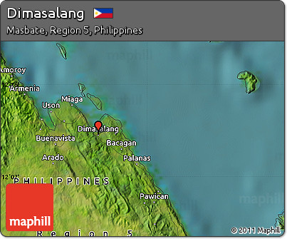 Free Satellite Map of Dimasalang
