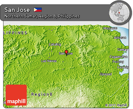 Physical 3D Map of San Jose