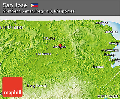 Physical 3D Map of San Jose