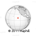 Outline Map of the Area around 12° 11' 54" N, 131° 40' 30" W, rectangular outline